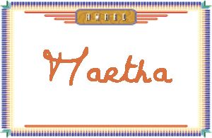 MarthaдӢ