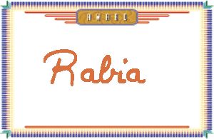 RabiaдӢ